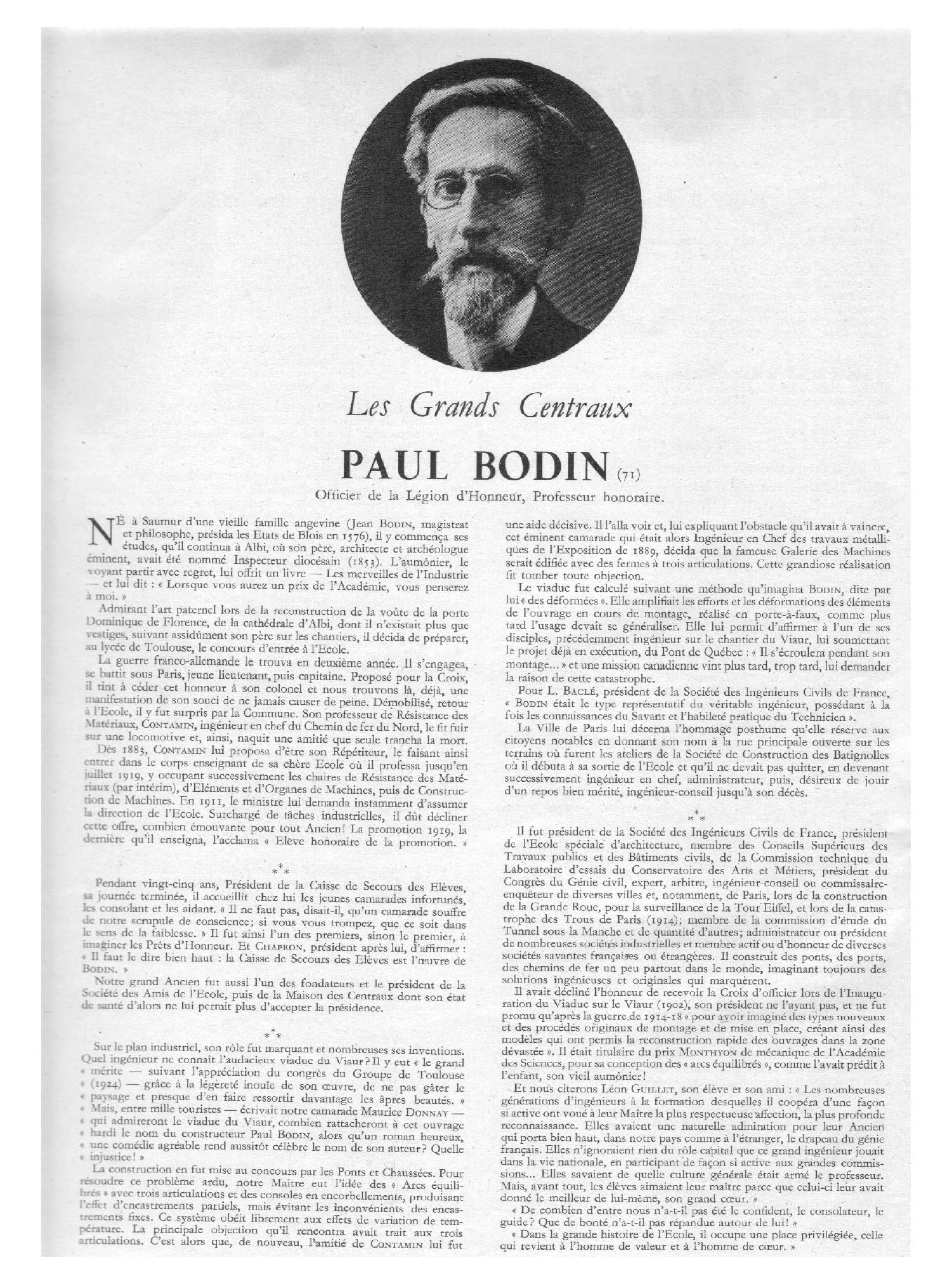 Paul Bodin : sa biographie
